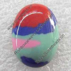 Gemstone Cabochons，Oval, 13x18mm, Sold by PC