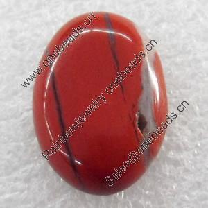 Gemstone Cabochons，Oval, 18x25mm, Sold by PC