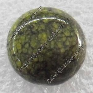 Gemstone Cabochons，Round, 14mm, Sold by PC