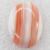Agate Cabochons，Oval, 8x14mm, Sold by PC