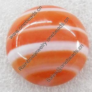 Agate Cabochons，Round, 10mm, Sold by PC