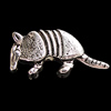 Pendant, Zinc Alloy Jewelry Findings, Animal 20x10mm, Sold by Bag