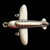 Pendant, Zinc Alloy Jewelry Findings, Plane 43x38mm, Sold by Bag