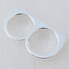 Zinc alloy Jewelry Rings, Nickel-free & Lead-free A Grade, 37x4.5mm, Sold by PC