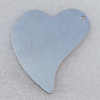 Zinc alloy Jewelry Pendant/Charm, Nickel-free & Lead-free A Grade, Heart 36x41mm, Sold by PC