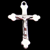 Pendant, Zinc Alloy Jewelry Findings, Cross 20x28mm, Sold by Bag