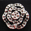 Pendant, Zinc Alloy Jewelry Findings, Flower 14mm, Sold by Bag