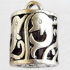 Hollow Bali Pendant Zinc Alloy Jewelry Findings, Lead-free, 14x19mm, Sold by Bag 