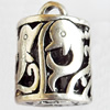 Hollow Bali Pendant Zinc Alloy Jewelry Findings, Lead-free, 17x22mm, Sold by Bag 