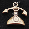 Pendant, Zinc Alloy Jewelry Findings, 15x16mm, Sold by Bag