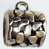 Hollow Bali Connector Zinc Alloy Jewelry Findings, Lead-free, 15x18mm Hole:2.5mm, Sold by Bag 
