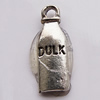 Pendant, Zinc Alloy Jewelry Findings, Bottle 5x15mm, Sold by Bag