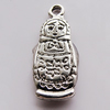 Pendant, Zinc Alloy Jewelry Findings, 8x20mm, Sold by Bag