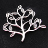 Pendant, Zinc Alloy Jewelry Findings, Tree 33x32mm, Sold by Bag