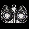 Pendant, Zinc Alloy Jewelry Findings, 41x34mm, Sold by Bag