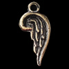 Pendant, Zinc Alloy Jewelry Findings, Wing 9x18mm, Sold by Bag