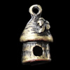 Pendant, Zinc Alloy Jewelry Findings, 8x14mm, Sold by Bag
