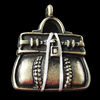 Pendant, Zinc Alloy Jewelry Findings, Bag 17x20mm, Sold by Bag