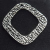 Pendant, Zinc Alloy Jewelry Findings, Diamond, 33x34mm, Sold by Bag