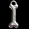 Pendant, Zinc Alloy Jewelry Findings, Bone, 7x17mm, Sold by Bag