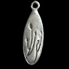 Pendant, Zinc Alloy Jewelry Findings, 8x26mm, Sold by Bag