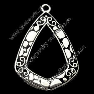 Pendant, Zinc Alloy Jewelry Findings, 24x34mm, Sold by Bag