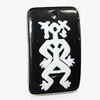 Resin Pendants, Rectangle 24x39mm Hole:2.5mm, Sold by Bag