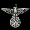 Pendant, Zinc Alloy Jewelry Findings, 42x34mm, Sold by Bag