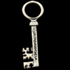 Pendant, Zinc Alloy Jewelry Findings, Key, 24x71mm, Sold by Bag