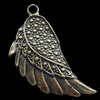 Pendant, Zinc Alloy Jewelry Findings, 20x45mm, Sold by Bag