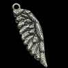 Pendant, Zinc Alloy Jewelry Findings, 11x32mm, Sold by Bag