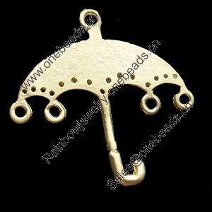 Connectors, Zinc Alloy Jewelry Findings, umbrella, 27mm, Sold by Bag