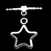 Clasps Zinc Alloy Jewelry Findings Lead-free, Loop:17x20mm Bar:24x7mm, Sold by Bag