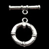 Clasps Zinc Alloy Jewelry Findings Lead-free, Loop:14x16mm Bar:18x6mm, Sold by Bag