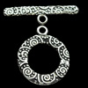 Clasps Zinc Alloy Jewelry Findings Lead-free, Loop:16x18mm Bar:24x6mm, Sold by Bag