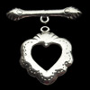 Clasps Zinc Alloy Jewelry Findings Lead-free, Loop:18x23mm Bar:28x5mm, Sold by Bag