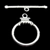 Clasps Zinc Alloy Jewelry Findings Lead-free, Loop:18x25mm Bar:32x3mm, Sold by Bag