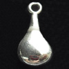 Pendant, Zinc Alloy Jewelry Findings, Teardrop, 7x14mm, Sold by Bag