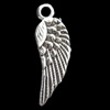 Pendant, Zinc Alloy Jewelry Findings, 7x19mm, Sold by Bag