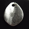 Pendant, Zinc Alloy Jewelry Findings, 13x18mm, Sold by Bag