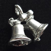 Pendant, Zinc Alloy Jewelry Findings, Bell, 15mm, Sold by Bag