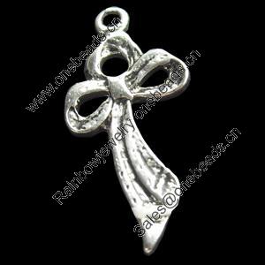 Pendant, Zinc Alloy Jewelry Findings, 11x22mm, Sold by Bag