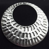 Pendant, Zinc Alloy Jewelry Findings, Flat Round, 43mm, Sold by Bag
