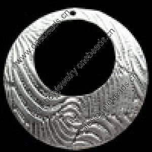 Pendant, Zinc Alloy Jewelry Findings, Flat Round, 49mm, Sold by Bag