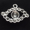 Pendant, Zinc Alloy Jewelry Findings, 27x18mm, Sold by Bag