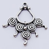 Pendants, Zinc Alloy Jewelry Findings, 28x31mm, Sold by Bag