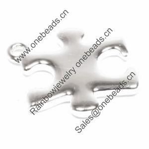 Zinc alloy Jewelry Pendant/Charm, Nickel-free & Lead-free A Grade, 22x22mm , Sold by PC 