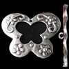 Clasps Zinc Alloy Jewelry Findings Lead-free, Loop:49x43mm Bar:53x4mm, Sold by Bag