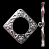 Clasps Zinc Alloy Jewelry Findings Lead-free, Loop:49mm Bar:53x4mm, Sold by Bag