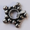Spacer Zinc Alloy Jewelry Findings Lead-free, 10mm Hole:3mm, Sold by Bag
